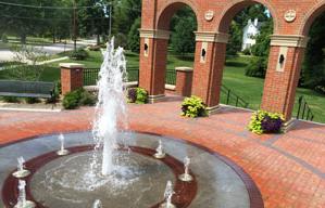 Photo of the Entryway Monument Fountain